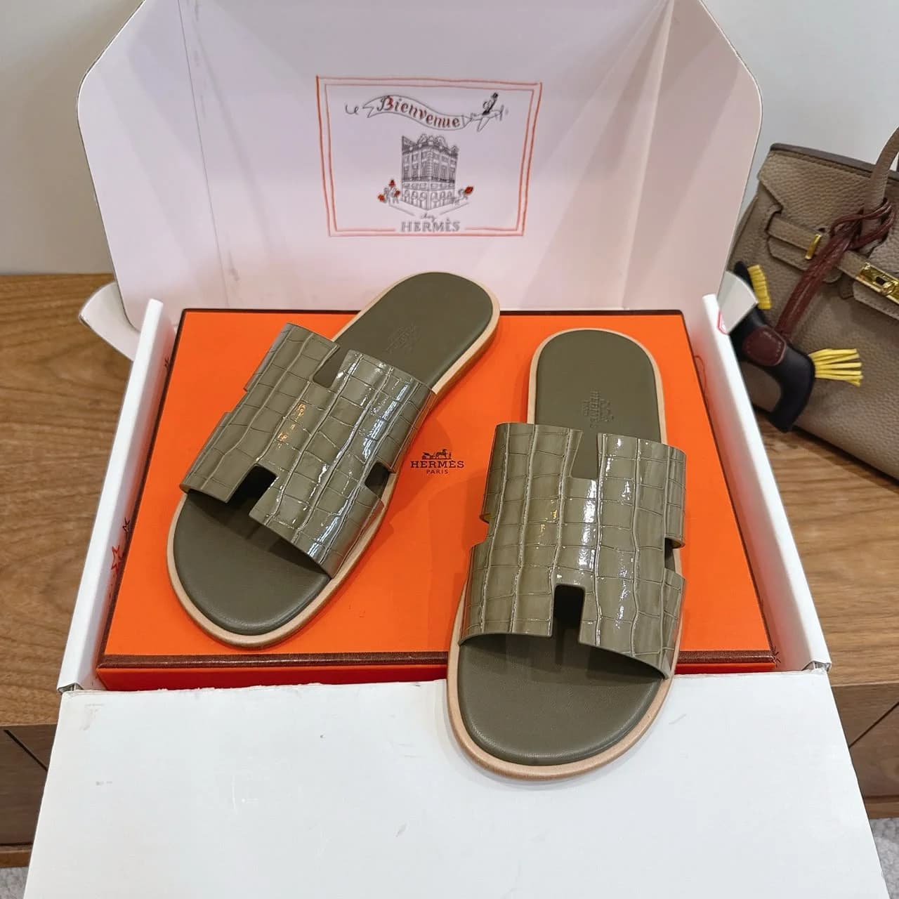 Hermes Slippers