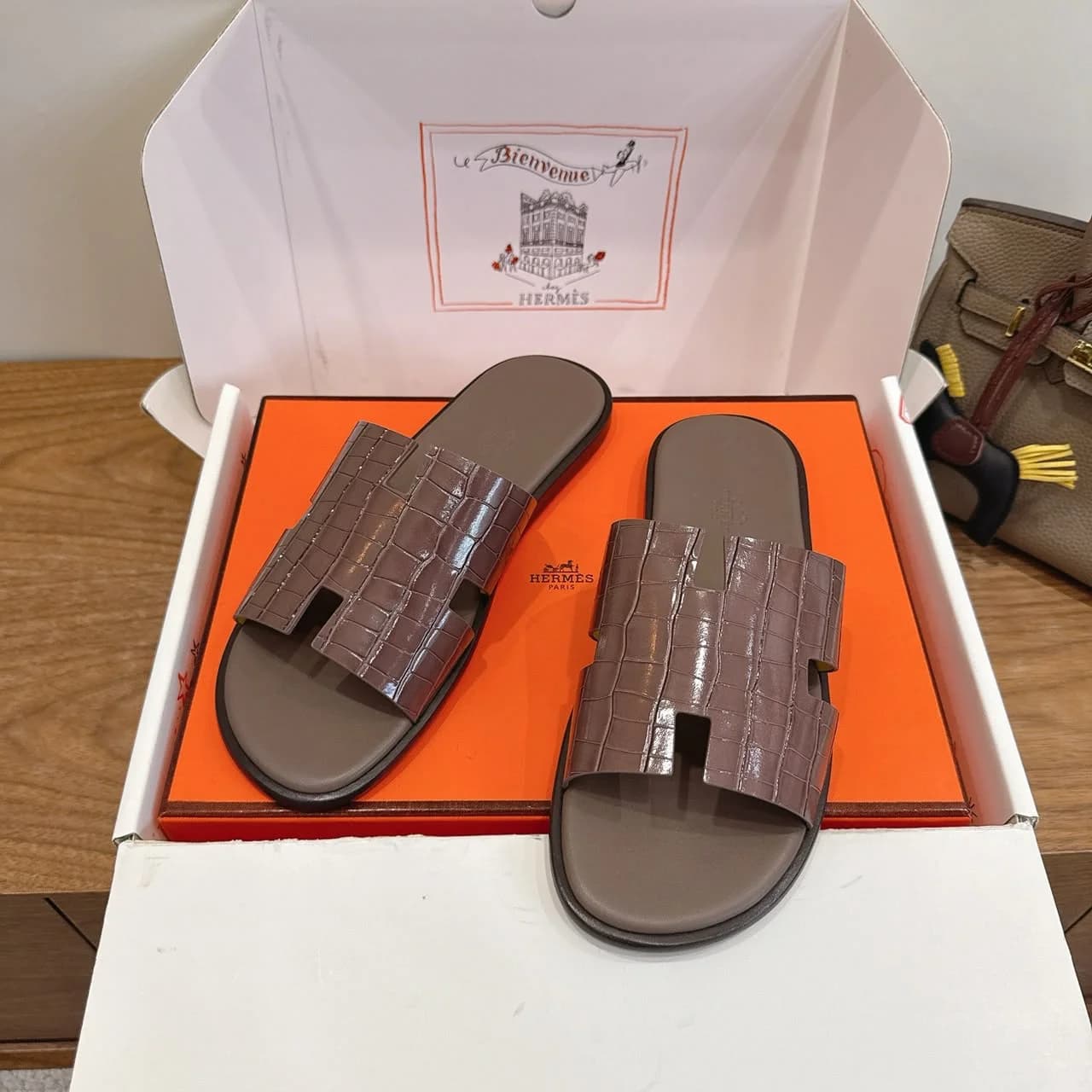 Hermes Slippers