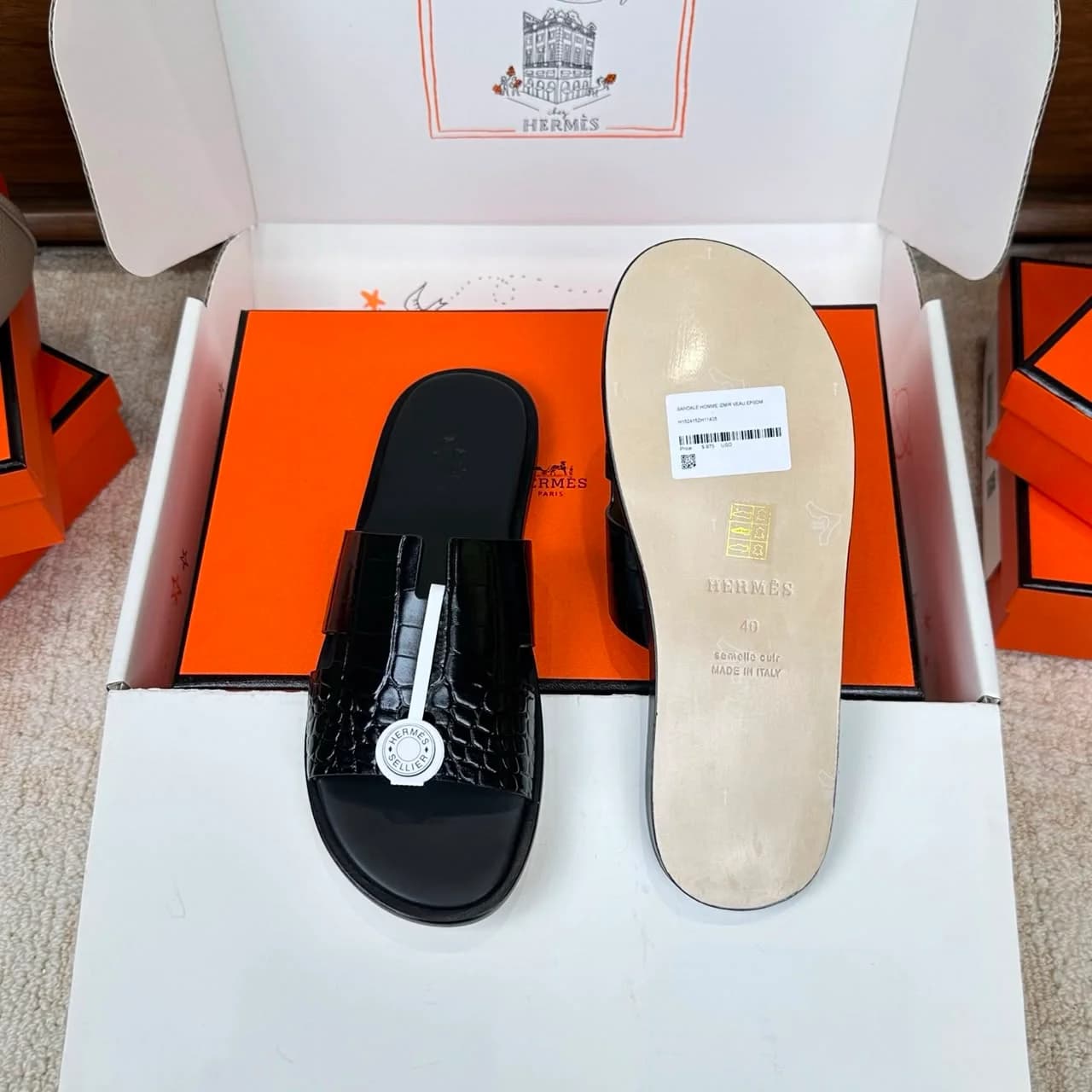 Hermes Slippers foto 4