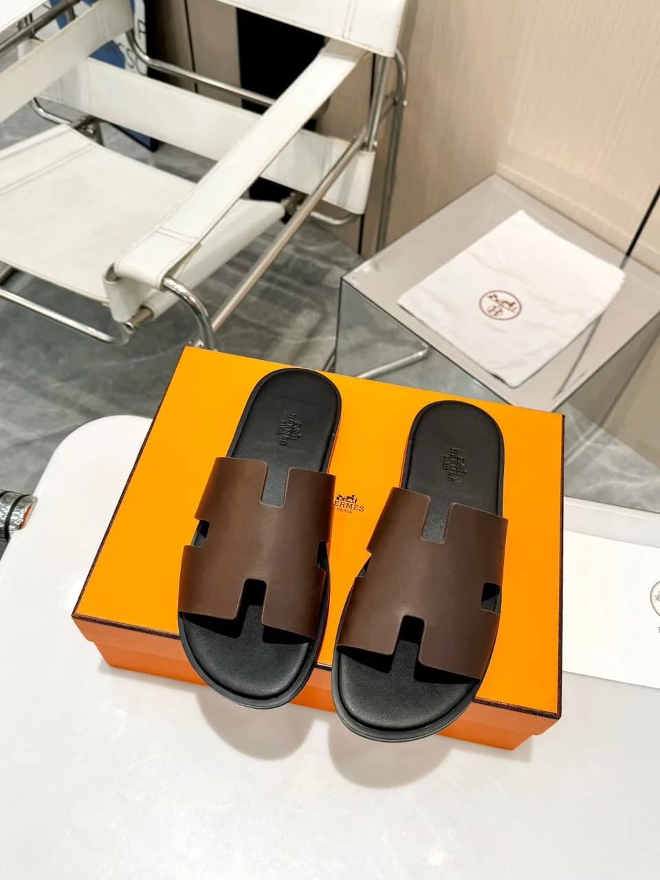 Hermes Slippers