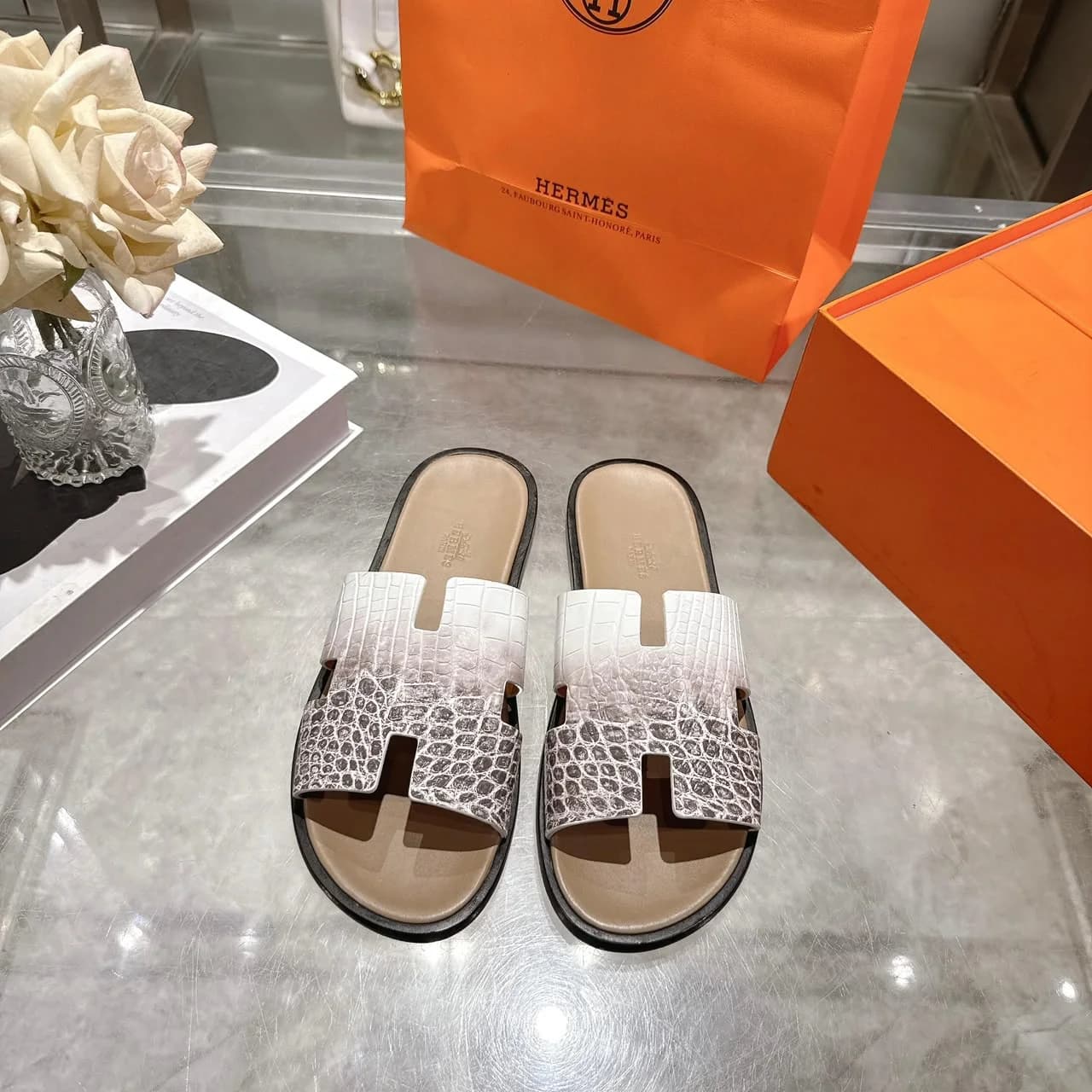 Hermes Slippers