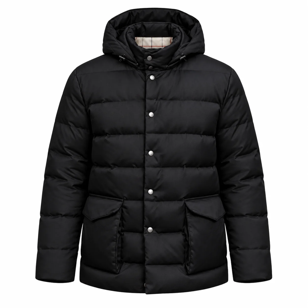 Loro Piana Exclusieve Pufferjas — Zwart