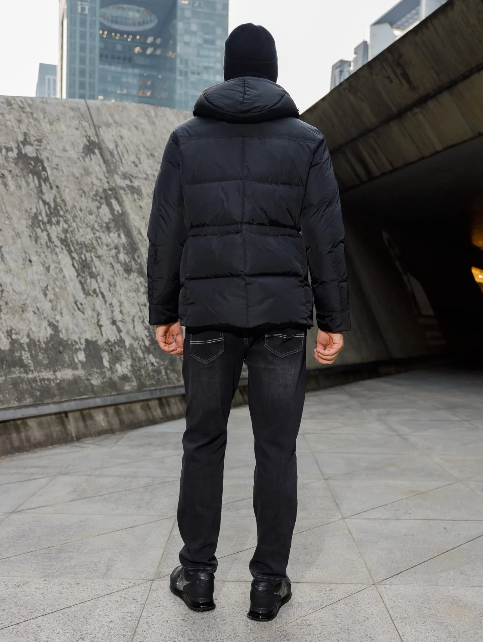 Peuterey Exclusieve Parka — Zwart foto 5